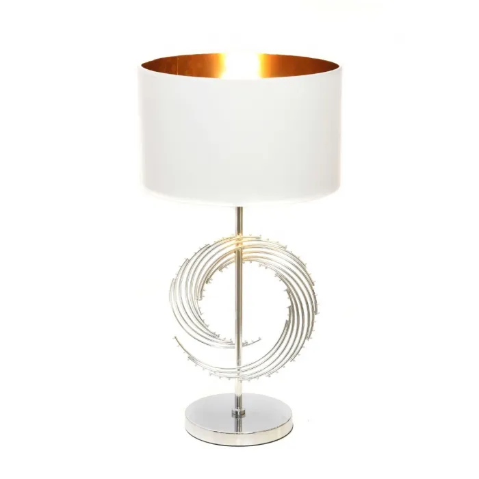 Настольная лампа Lumina Deco Fabi LDT 5531 CHR+WT от ImperiumLoft