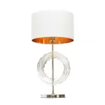 Настольная лампа Lumina Deco Fabi LDT 5531 CHR+WT от ImperiumLoft