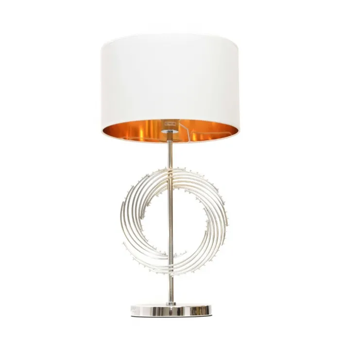 Настольная лампа Lumina Deco Fabi LDT 5531 CHR+WT от ImperiumLoft