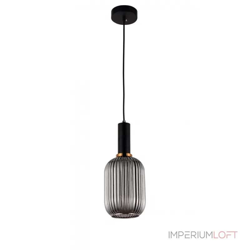Подвесной светильник Lumina Deco Rico LDP 1218-1 GY+BK Подвесной светильник Lumina Deco Rico LDP 1218-1 GY+BK