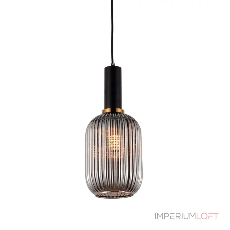 Подвесной светильник Lumina Deco Rico LDP 1218-1 GY+BK Подвесной светильник Lumina Deco Rico LDP 1218-1 GY+BK