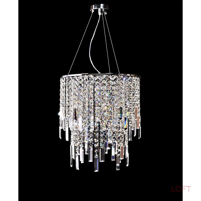 Подвесная люстра Lumina Deco Zucchero 350 LDP 2159-350 CHR