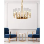 Подвесная люстра Lumina Deco Donatti LDP 8011-12 F.GD от ImperiumLoft