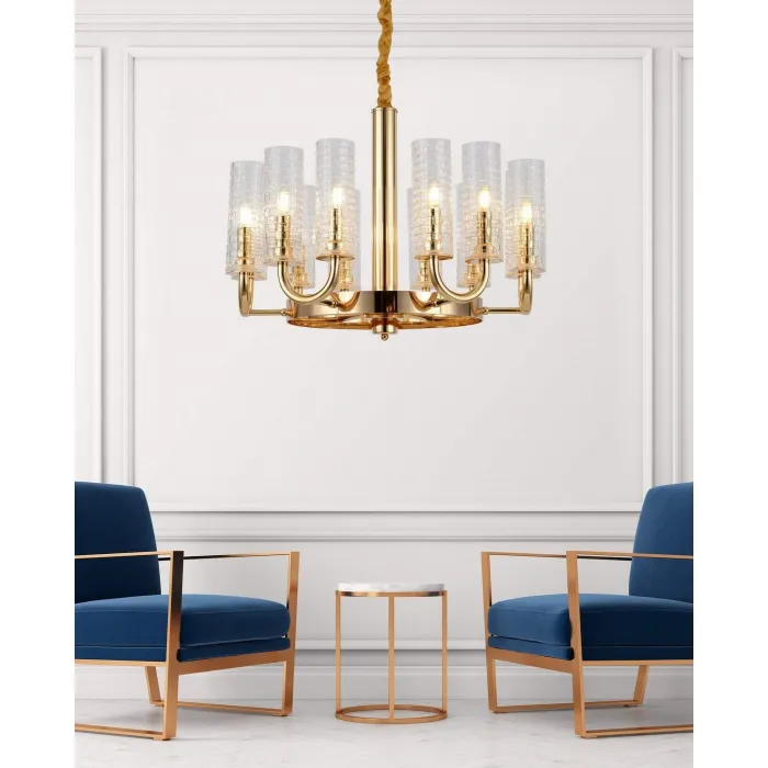 Подвесная люстра Lumina Deco Donatti LDP 8011-12 F.GD от ImperiumLoft