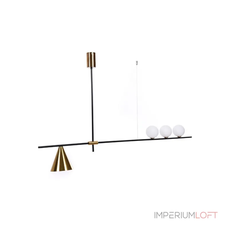 Подвесной светильник Lumina Deco Renzo LDP 6043-4 BK+MD