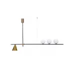 Подвесной светильник Lumina Deco Renzo LDP 6043-4 BK+MD
