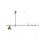 Подвесной светильник Lumina Deco Renzo LDP 6043-4 BK+MD