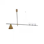 Подвесной светильник Lumina Deco Renzo LDP 6043-4 BK+MD