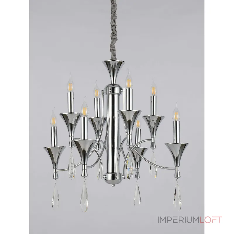 Подвесная люстра Lumina Deco Libero LDP 1230-8 CHR