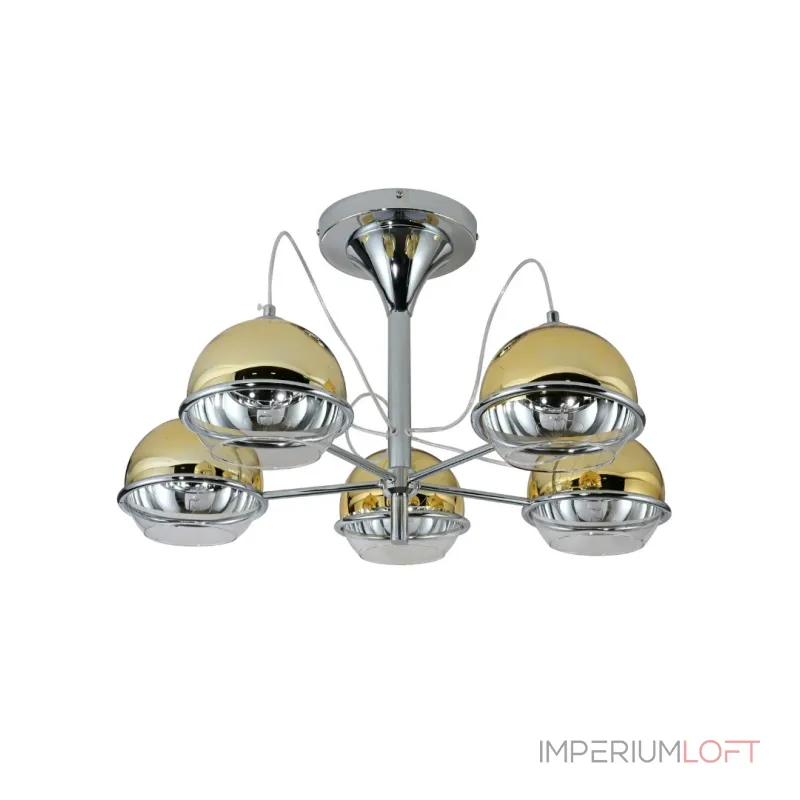 Потолочная люстра Lumina Deco Veroni LDC 1029-5 GD Потолочная люстра Lumina Deco Veroni LDC 1029-5 GD