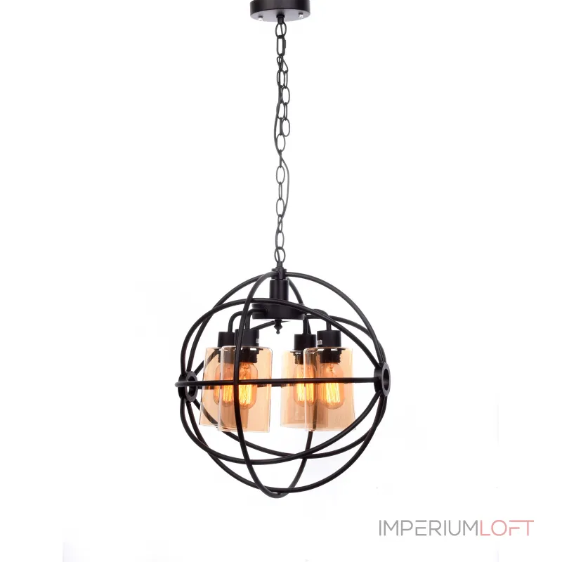 Подвесной светильник Lumina Deco Stradi LDP 11509-4 BK
