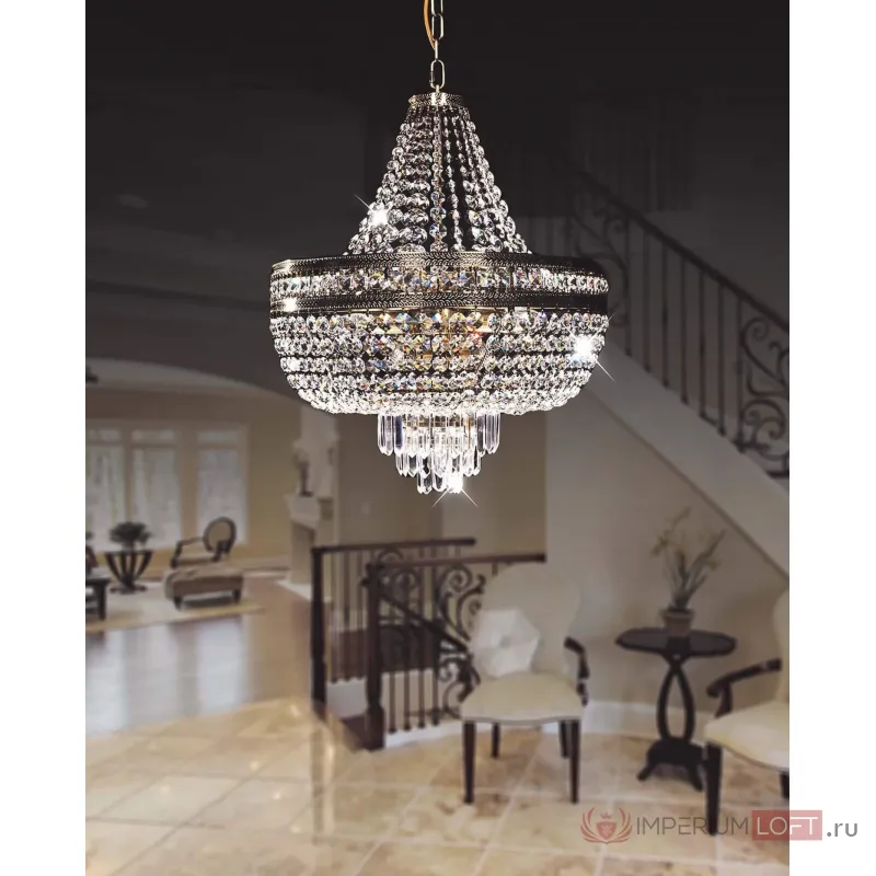 Хрустальная подвесная люстра Lumina Deco Belladoria LDP 10171 от ImperiumLoft