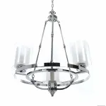 Подвесная люстра Lumina Deco Santini LDP 1220-4 CHR+WT от ImperiumLoft Подвесная люстра Lumina Deco Santini LDP 1220-4 CHR+WT от ImperiumLoft