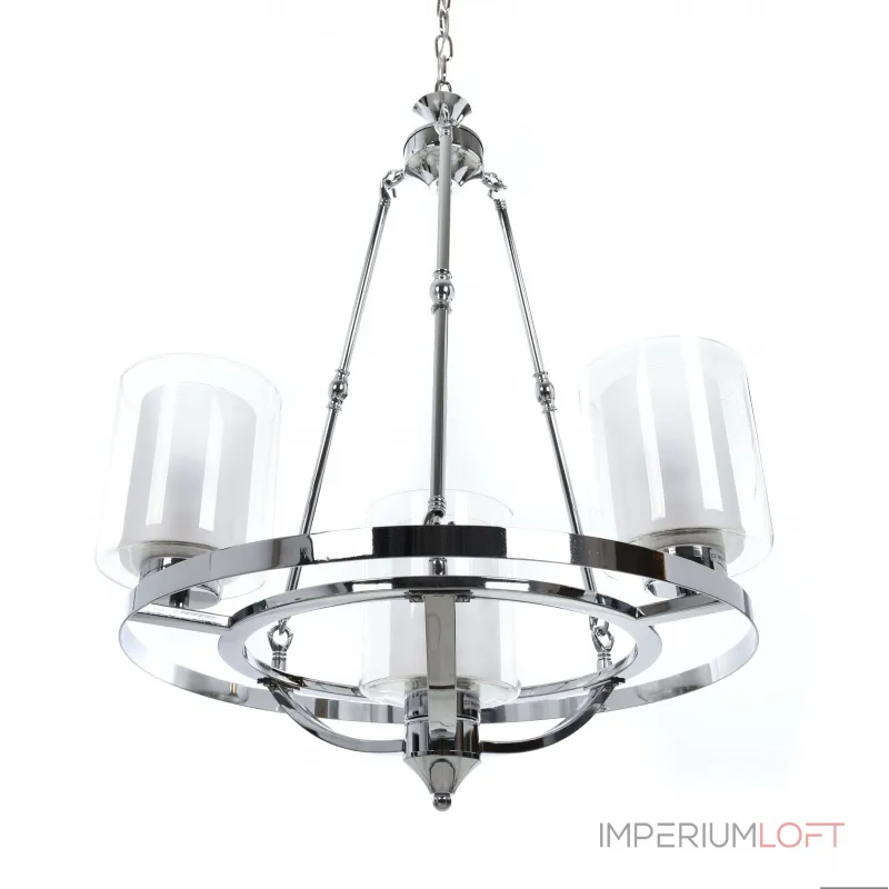 Подвесная люстра Lumina Deco Santini LDP 1220-4 CHR+WT от ImperiumLoft Подвесная люстра Lumina Deco Santini LDP 1220-4 CHR+WT от ImperiumLoft