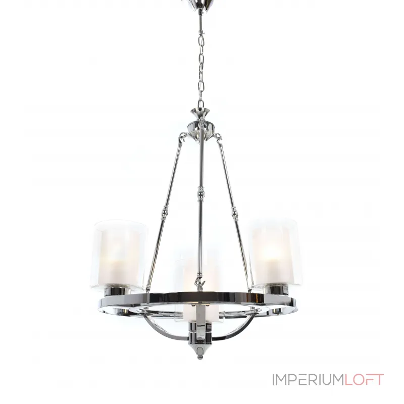 Подвесная люстра Lumina Deco Santini LDP 1220-4 CHR+WT от ImperiumLoft Подвесная люстра Lumina Deco Santini LDP 1220-4 CHR+WT от ImperiumLoft