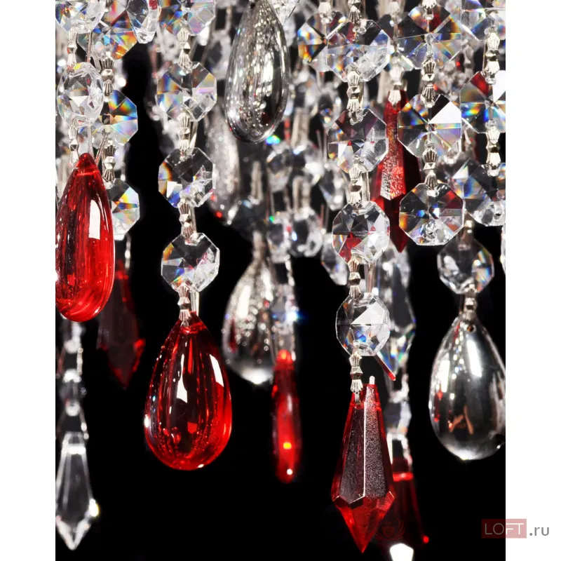 Хрустальная подвесная люстра Lumina Deco Aldonea LDP 7051-4 CHR от ImperiumLoft