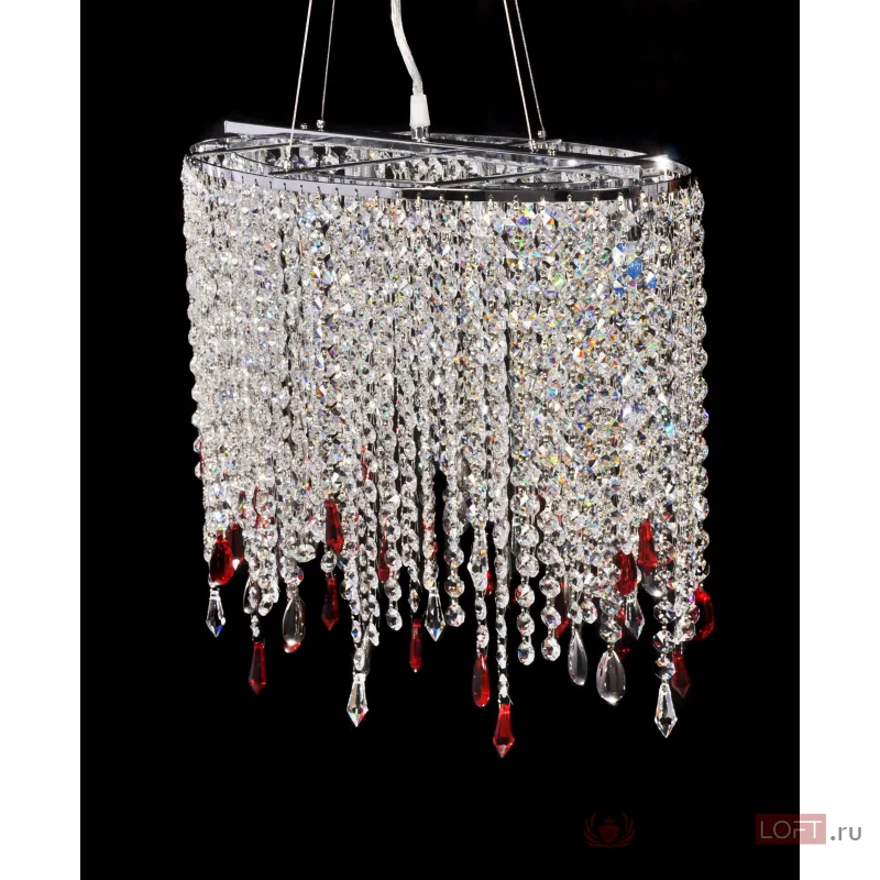 Хрустальная подвесная люстра Lumina Deco Aldonea LDP 7051-4 CHR от ImperiumLoft