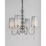 Подвесная люстра Lumina Deco Fabione LDP 1200-4 CHR