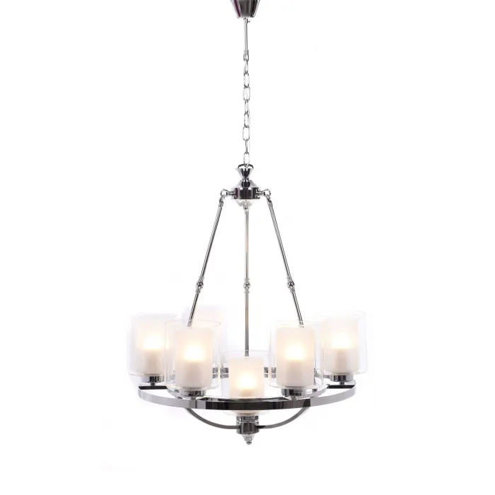 Подвесная люстра Lumina Deco Santini LDP 1220-7 CHR+WT от ImperiumLoft
