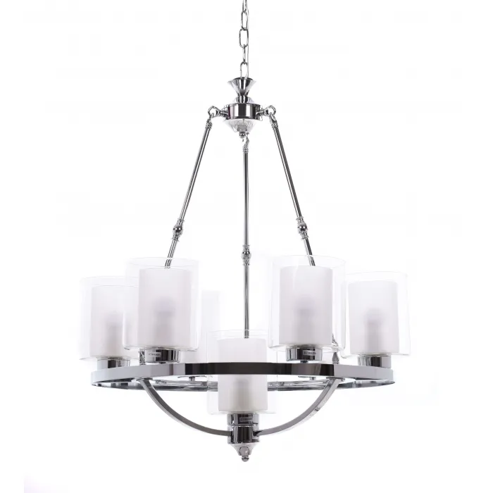 Подвесная люстра Lumina Deco Santini LDP 1220-7 CHR+WT от ImperiumLoft