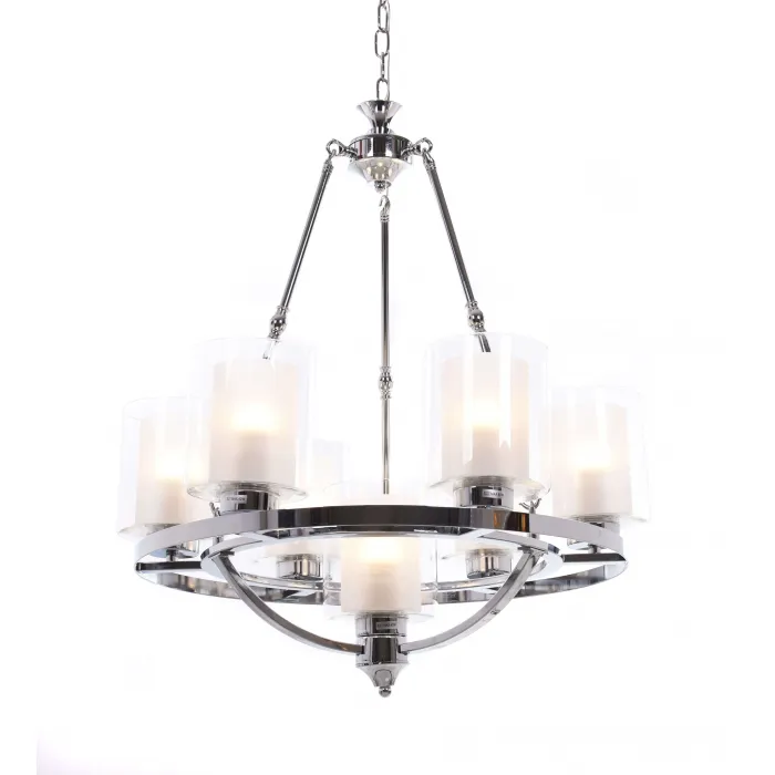 Подвесная люстра Lumina Deco Santini LDP 1220-7 CHR+WT от ImperiumLoft