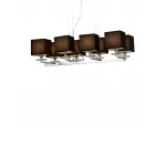 Хрустальная подвесная люстра Lumina Deco Fianelo LDP 1248-8 BK от ImperiumLoft