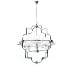 Подвесная люстра Lumina Deco Baltimore LDP 8020-4 CHR+WT