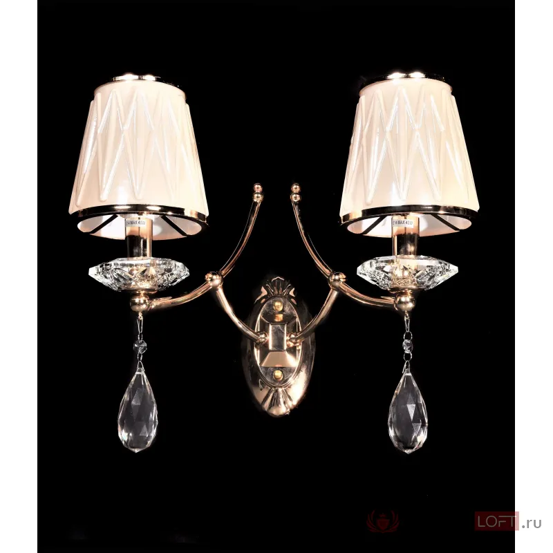 Бра Lumina Deco Dominni LDW 9268-2 GD от ImperiumLoft