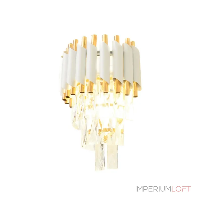 Бра Lumina Deco Funneli LDW 6003-2 WT+F.GD от ImperiumLoft Бра Lumina Deco Funneli LDW 6003-2 WT+F.GD от ImperiumLoft