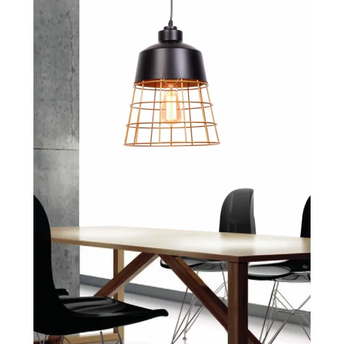 Подвесной светильник Lumina Deco Bagsy LDP 7933 BK от ImperiumLoft