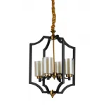 Подвесная люстра Lumina Deco Vigatto LDP 1224-4 BK+MD от ImperiumLoft