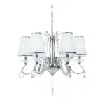 Хрустальная подвесная люстра Lumina Deco Finezzia LDP 9267-6 CHR от ImperiumLoft
