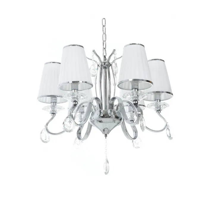Хрустальная подвесная люстра Lumina Deco Finezzia LDP 9267-6 CHR от ImperiumLoft