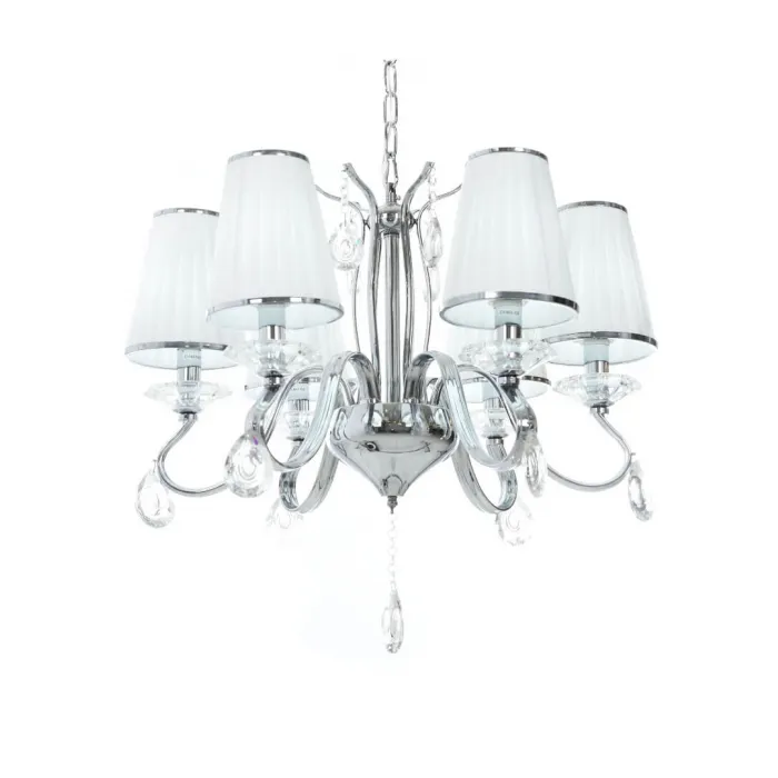 Хрустальная подвесная люстра Lumina Deco Finezzia LDP 9267-6 CHR от ImperiumLoft