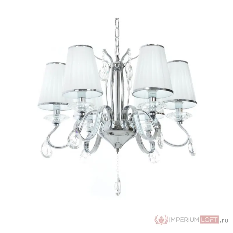 Хрустальная подвесная люстра Lumina Deco Finezzia LDP 9267-6 CHR от ImperiumLoft