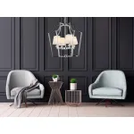 Подвесная люстра Lumina Deco Montero LDP 1249-4 CHR+WT от ImperiumLoft