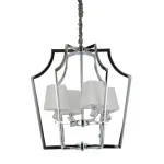 Подвесная люстра Lumina Deco Montero LDP 1249-4 CHR+WT от ImperiumLoft