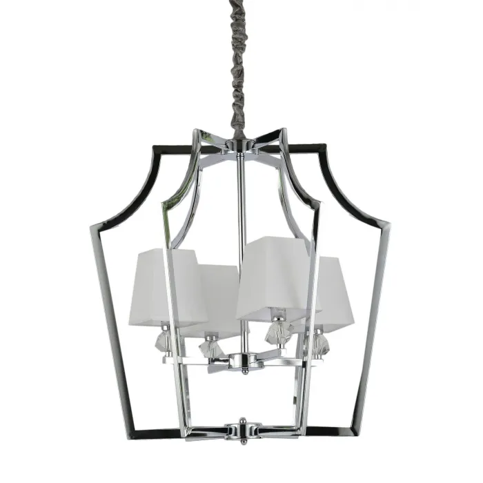 Подвесная люстра Lumina Deco Montero LDP 1249-4 CHR+WT от ImperiumLoft