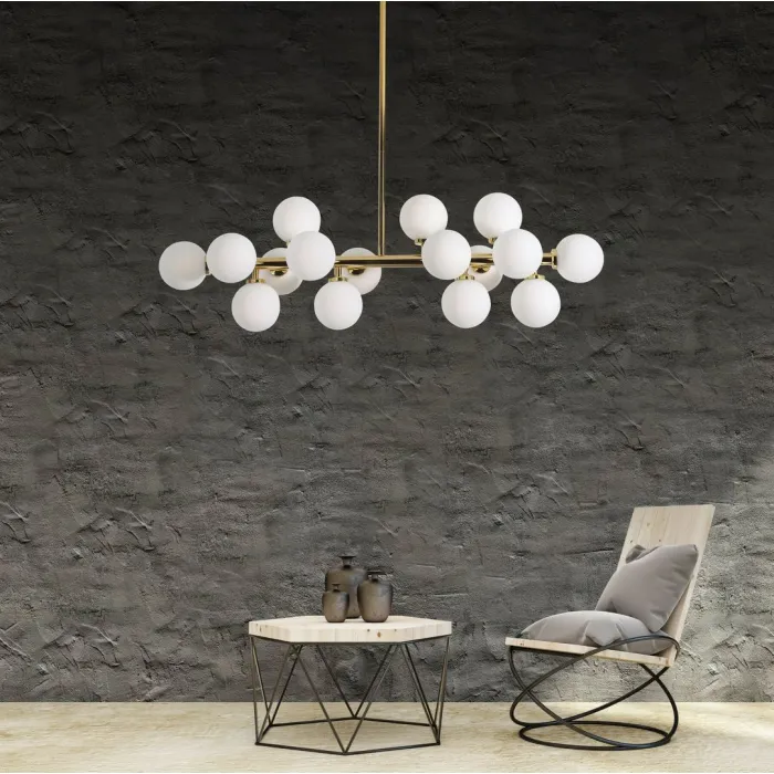 Подвесной светильник Lumina Deco Marsiada LDP 6033-16 GD от ImperiumLoft