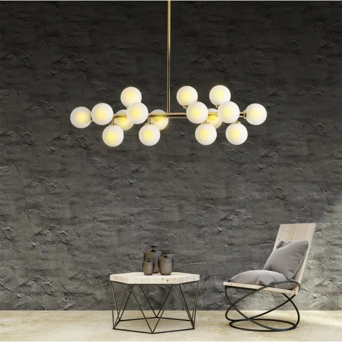 Подвесной светильник Lumina Deco Marsiada LDP 6033-16 GD от ImperiumLoft