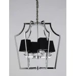 Подвесная люстра Lumina Deco Montero LDP 1249-4 CHR+BK от ImperiumLoft