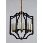 Подвесная люстра Lumina Deco Vigatto LDP 1224-8 BK+MD от ImperiumLoft