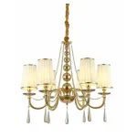 Подвесная люстра Lumina Deco Fabione LDP 1200-6 F.GD