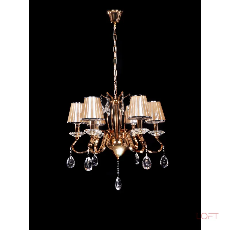 Подвесная люстра Lumina Deco Finezzia LDP 9267-6 GD