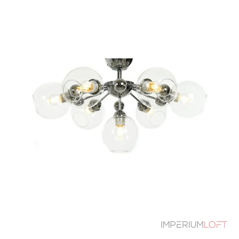 Потолочная люстра Lumina Deco LDP 8040-7 CHR+PR Потолочная люстра Lumina Deco LDP 8040-7 CHR+PR