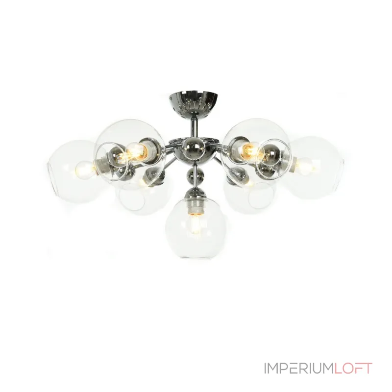 Потолочная люстра Lumina Deco LDP 8040-7 CHR+PR Потолочная люстра Lumina Deco LDP 8040-7 CHR+PR