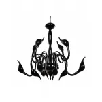 Подвесной светильник Lumina Deco Magica LDP 6028-12 BK от ImperiumLoft