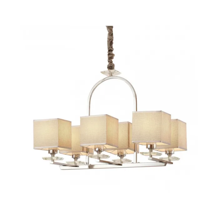 Хрустальная подвесная люстра Lumina Deco Liniano LDP 17100-6 CHR от ImperiumLoft