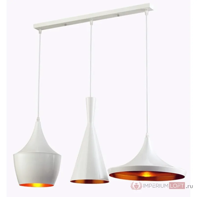 Подвесной светильник Lumina Deco Foggi LDP 7712-3 PR WT от ImperiumLoft
