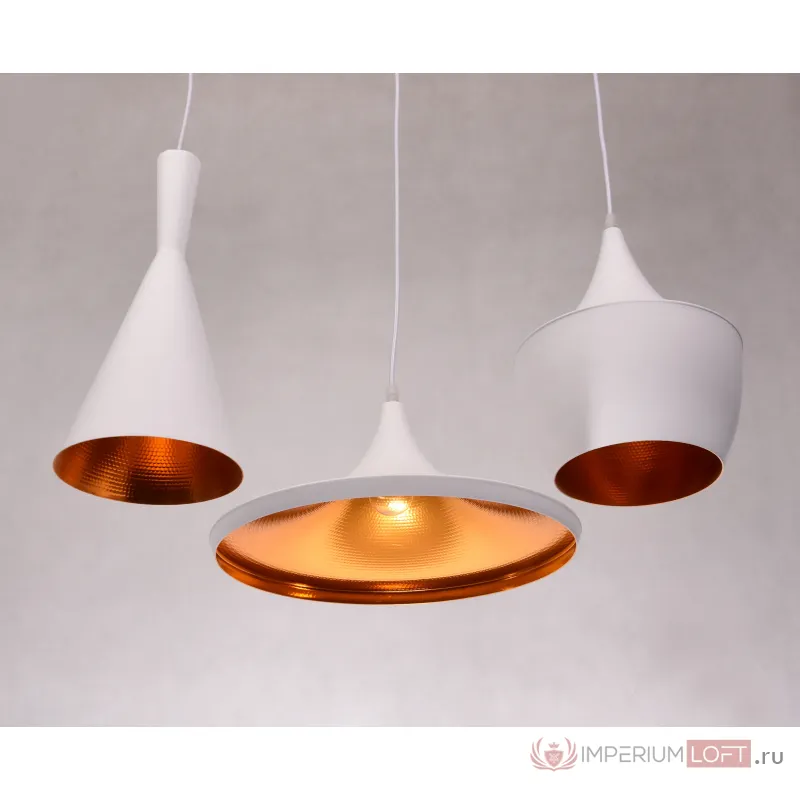 Подвесной светильник Lumina Deco Foggi LDP 7712-3 PR WT от ImperiumLoft